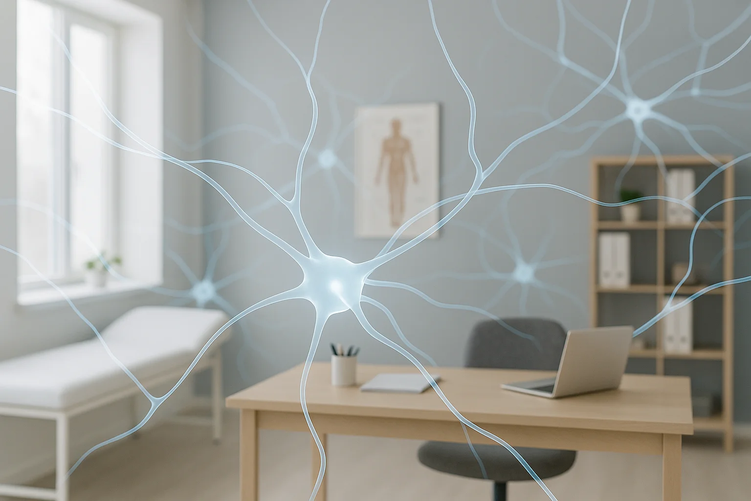 Exausto de analgésicos? Como a Neuromodulação REAC atua na raiz da dor crônica e enxaqueca.